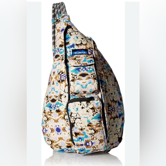 Kavu Handbags - KAVU Cross Body Rope Bag Backpack All Over Print Hike Adventure Travel
